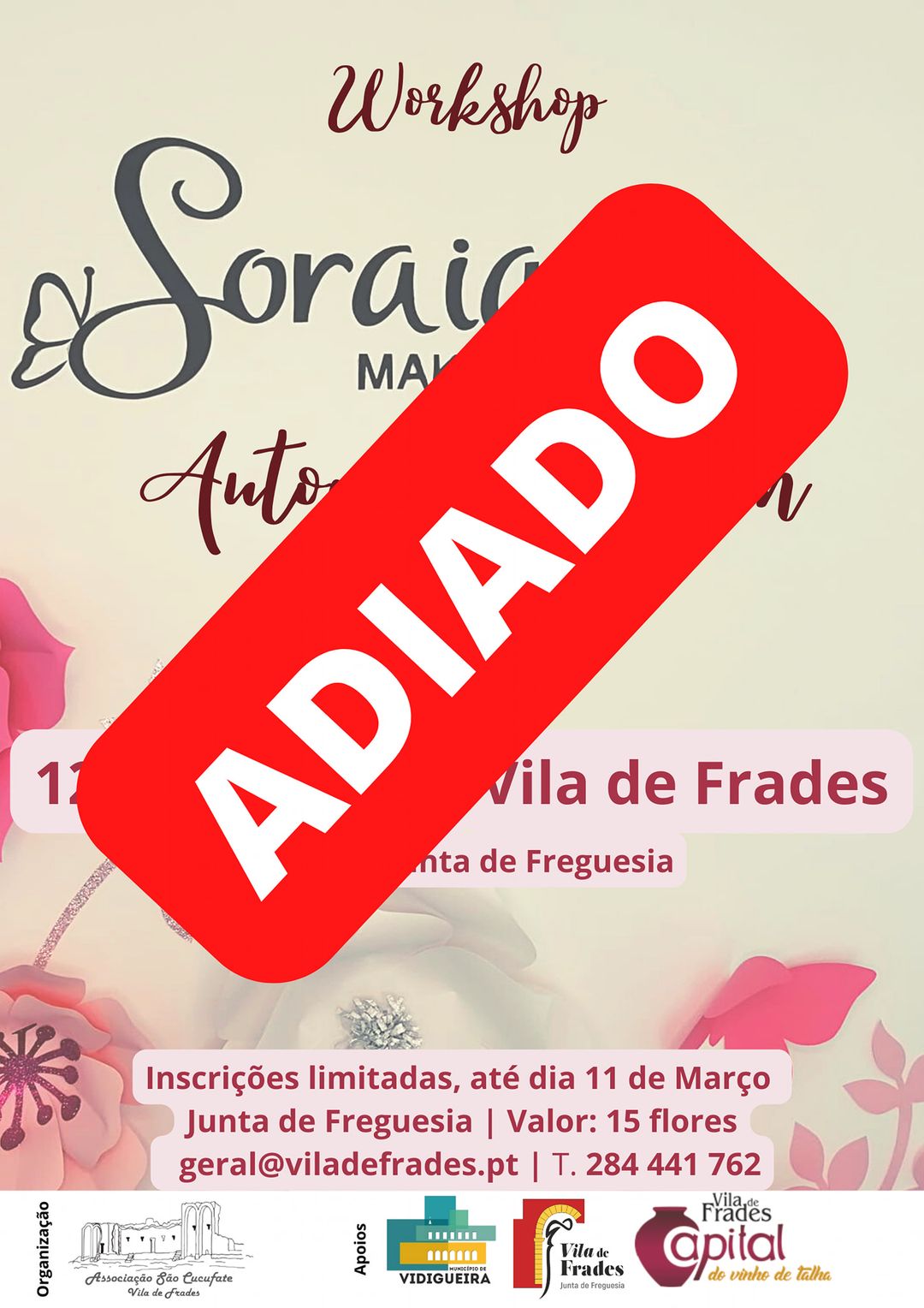 Março, Mês da Mulher: Workshop de Automaquilhagem - Adiado