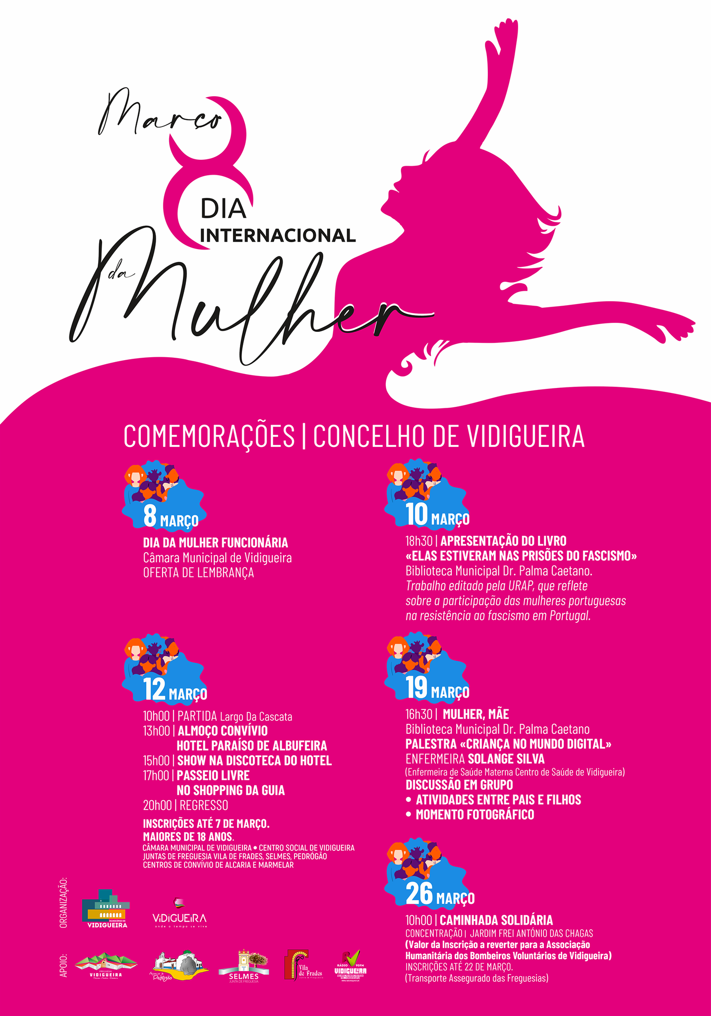Comemorações do Dia Internacional da Mulher no Município de Vidigueira