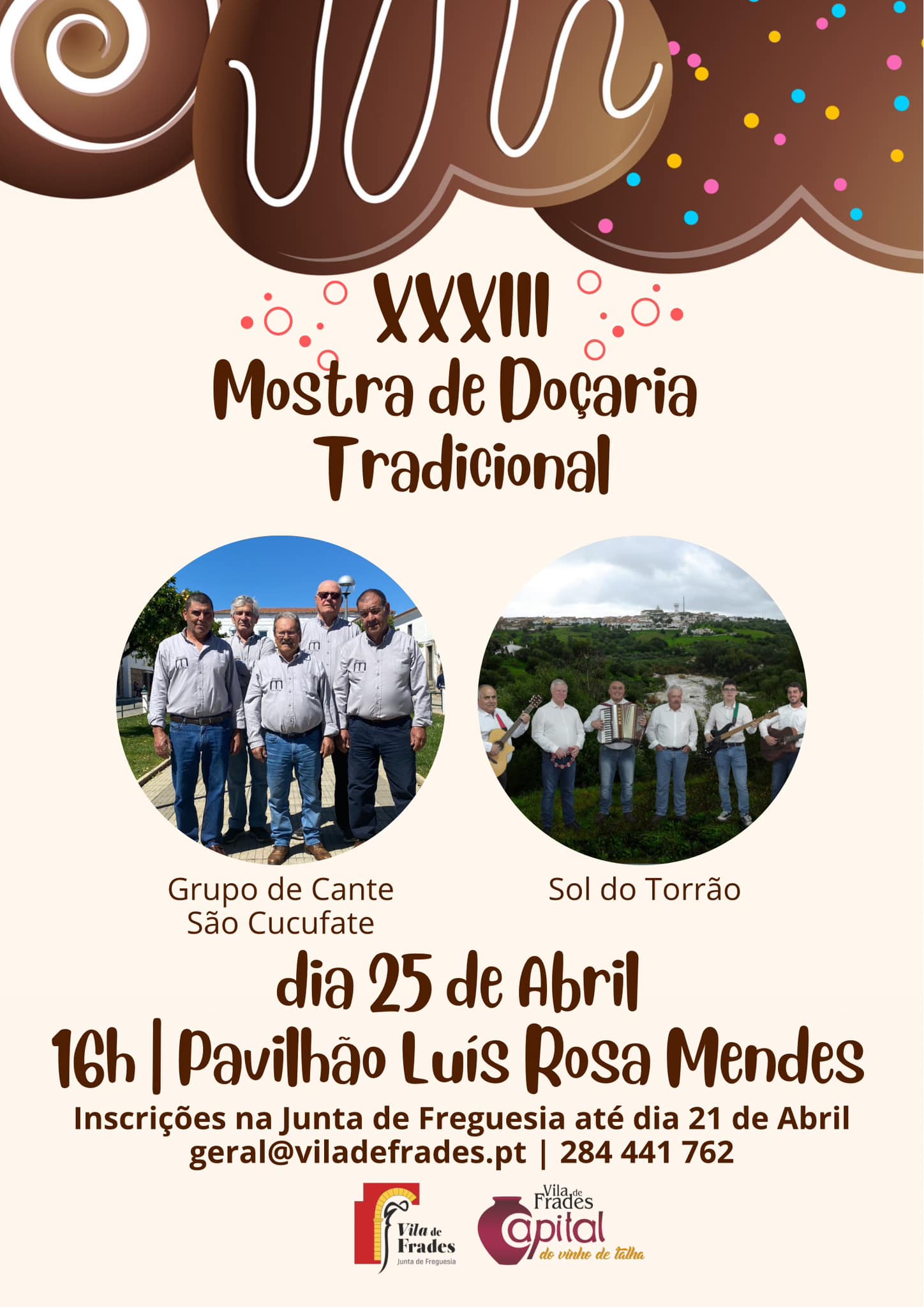 XXXIII Mostra de Doçaria Tradicional XXXIII Mostra de Doçaria Tradicional