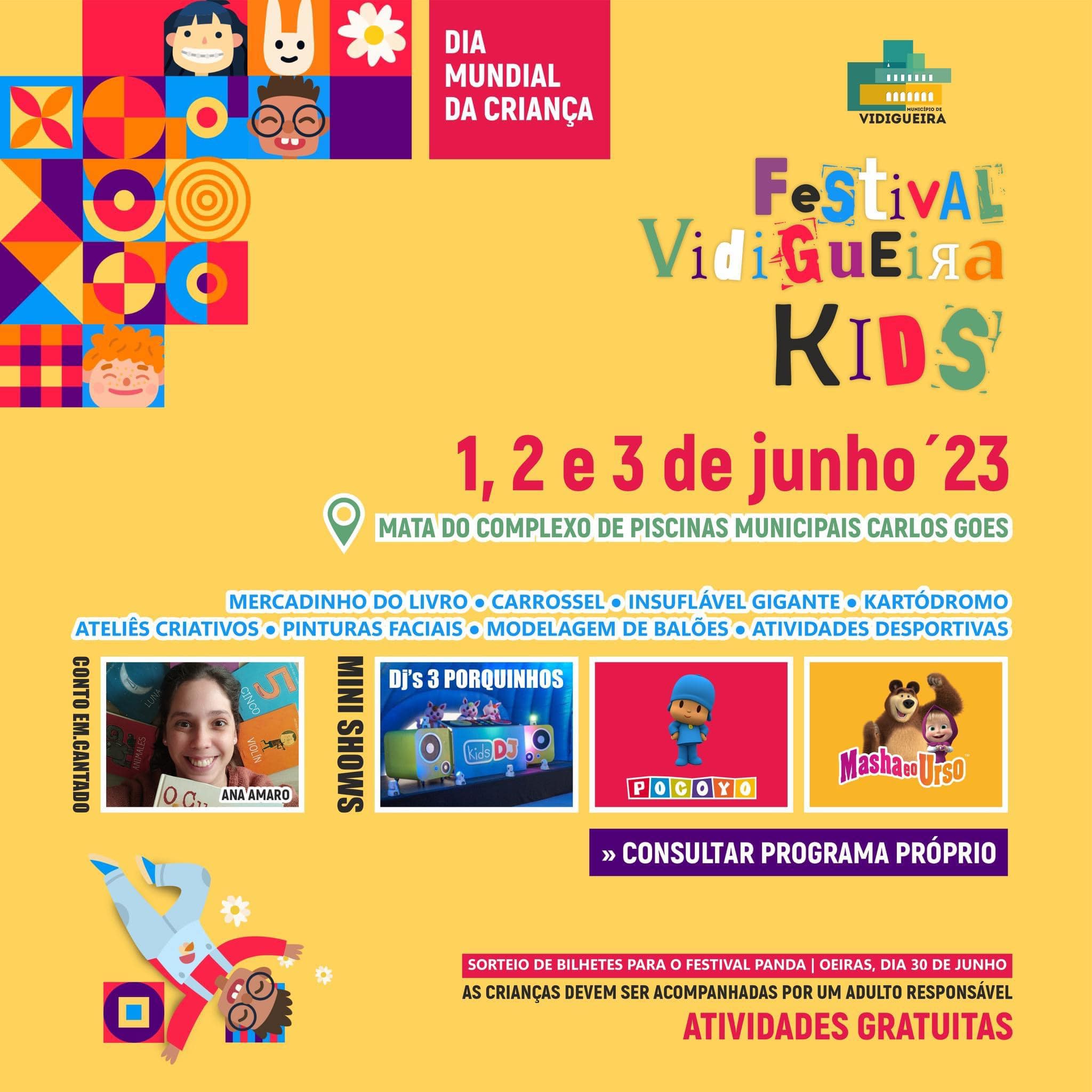 Dia Mundial da Criança - Festival Vidigueira Kids
