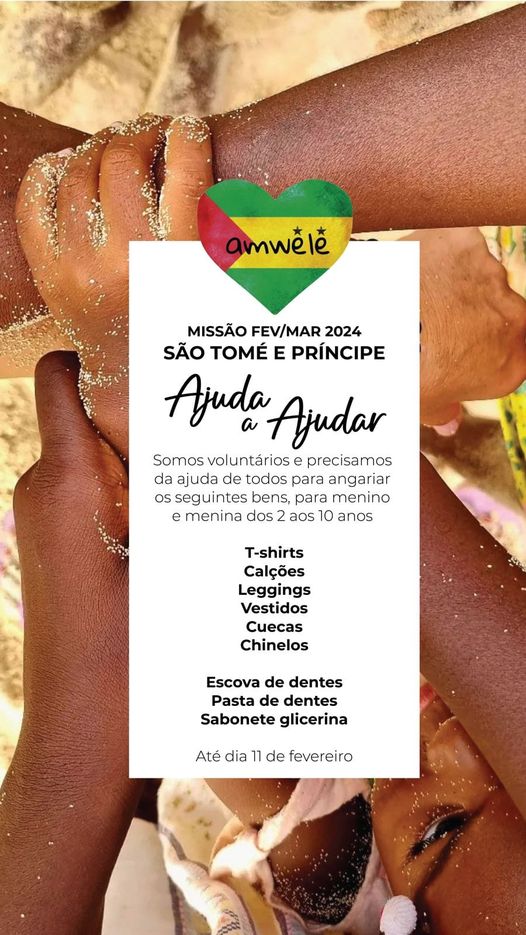 Recolha de Bens para a Missão Amwêlê Recolha de Bens para a Missão Amwêlê