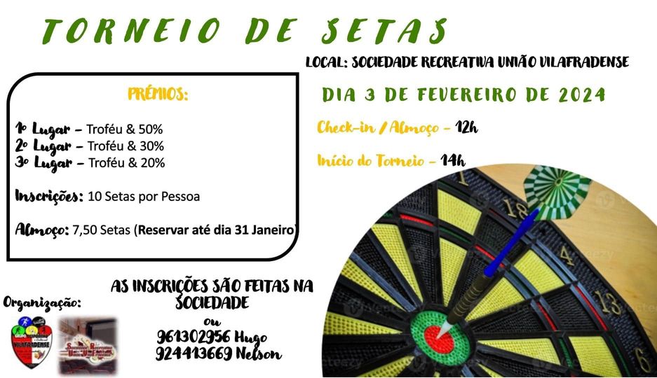Divulgação | Torneio de Setas