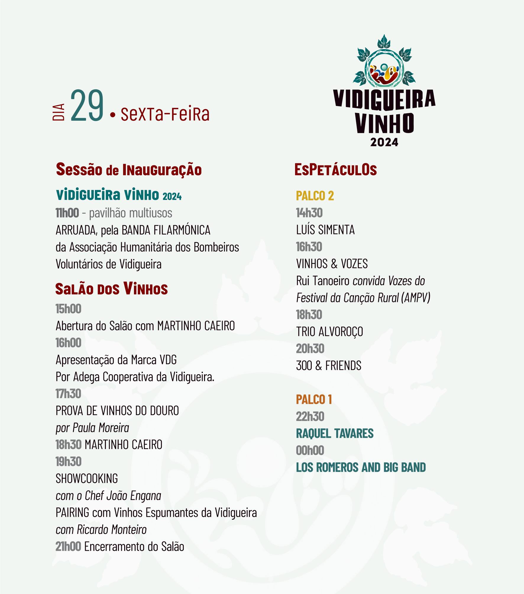 Programa Vidigueira Vinho 2024 Programa Vidigueira Vinho 2024
