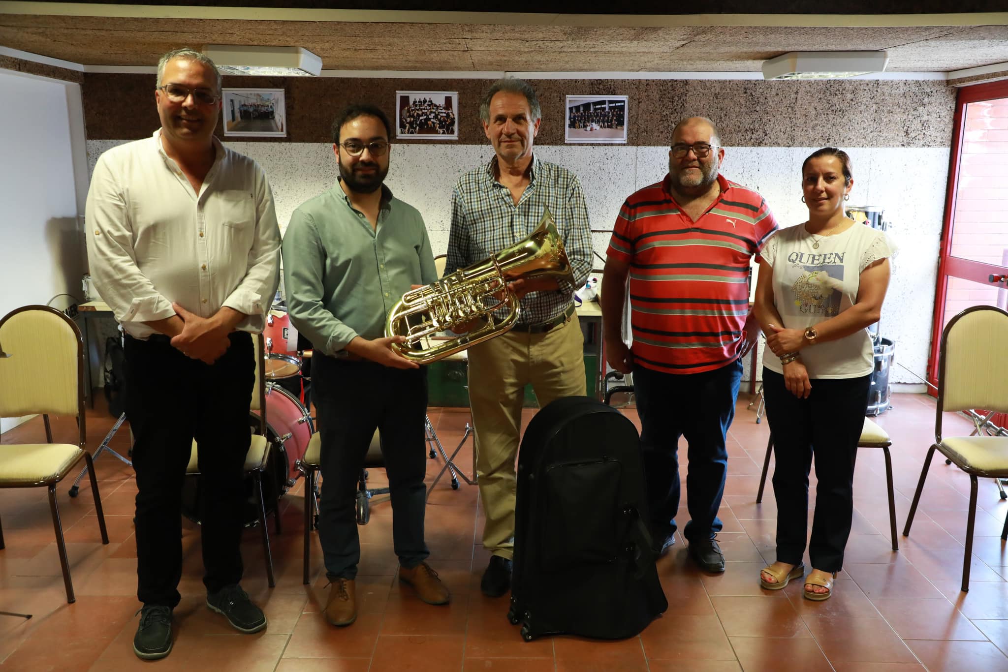 Oferta à Banda Filarmónica dos Bombeiros Voluntários de Vidigueira