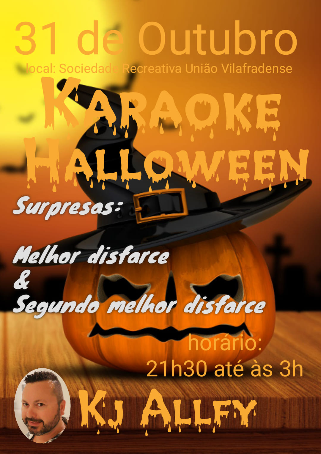 Apoio à Divulgação: Karaoke de Halloween