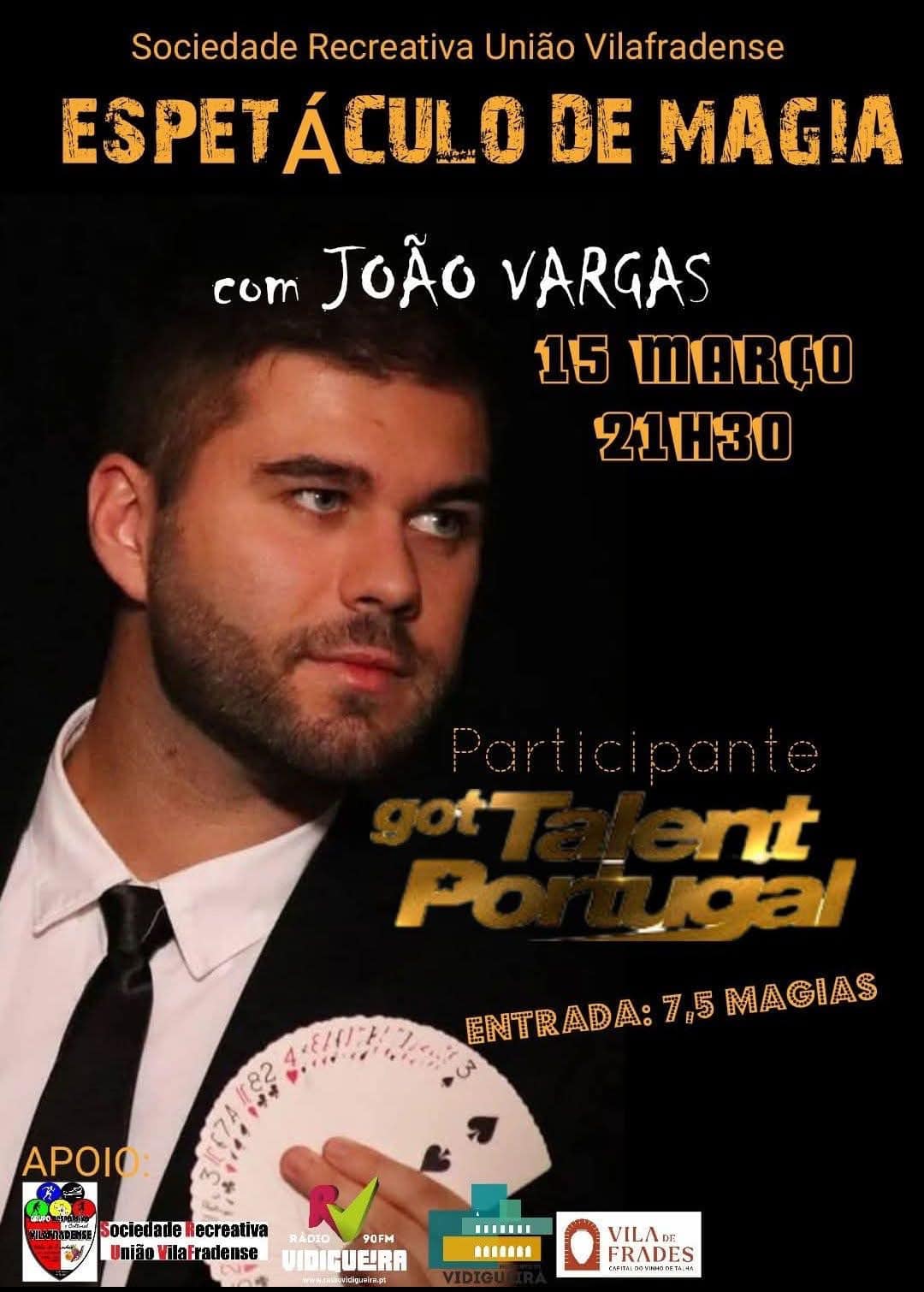 Espectáculo de Magia com João Vargas Espectáculo de Magia com João Vargas