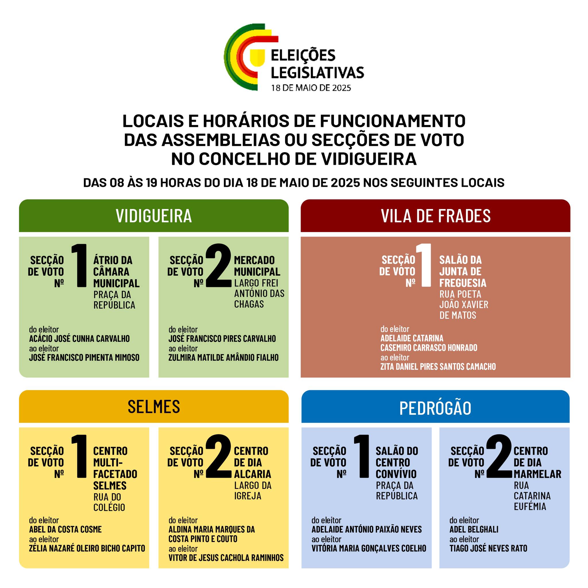 Eleições Legislativas 2025 Eleições Legislativas 2025