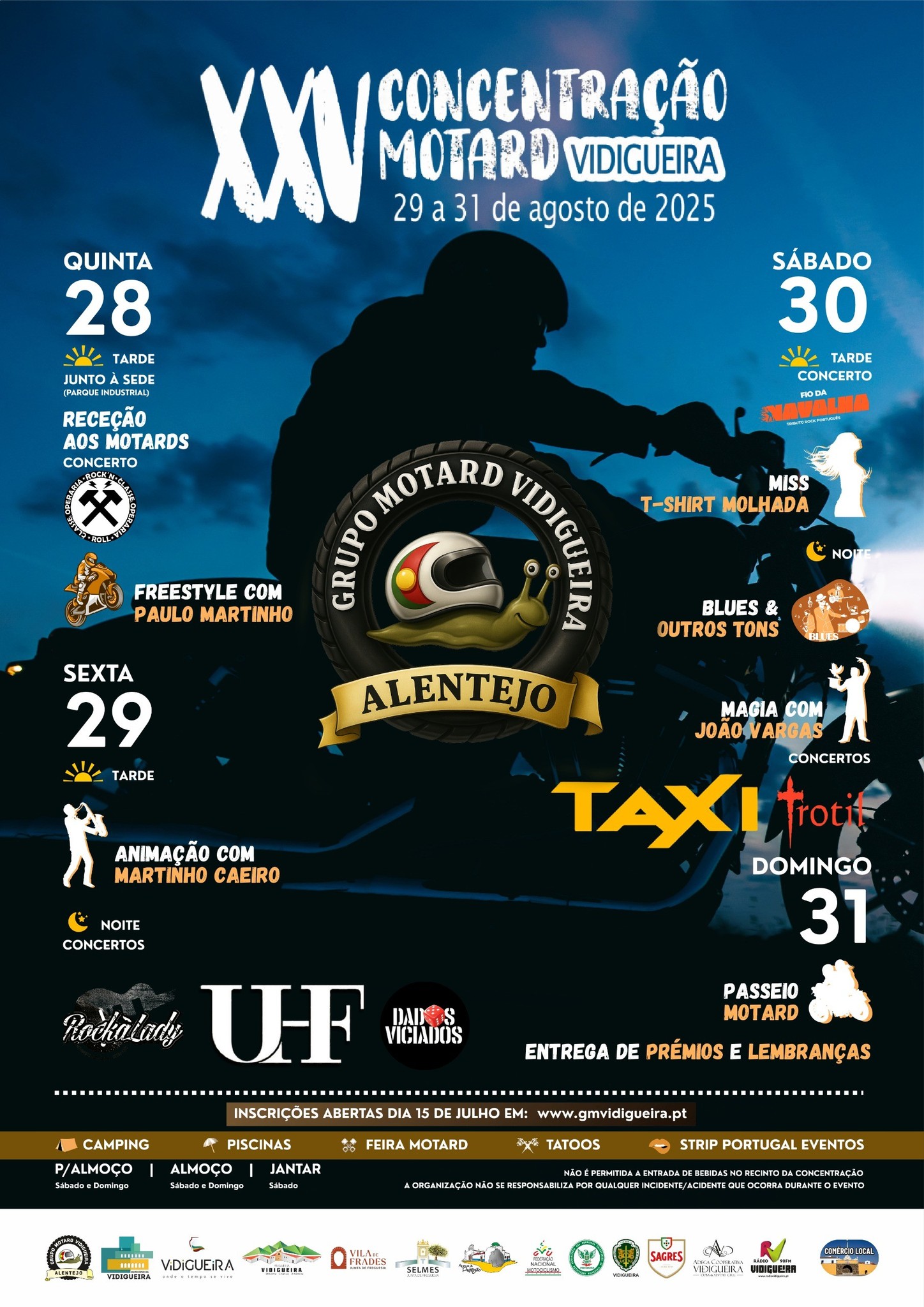 XXV Concentração Motard de Vidigueira XXV Concentração Motard de Vidigueira