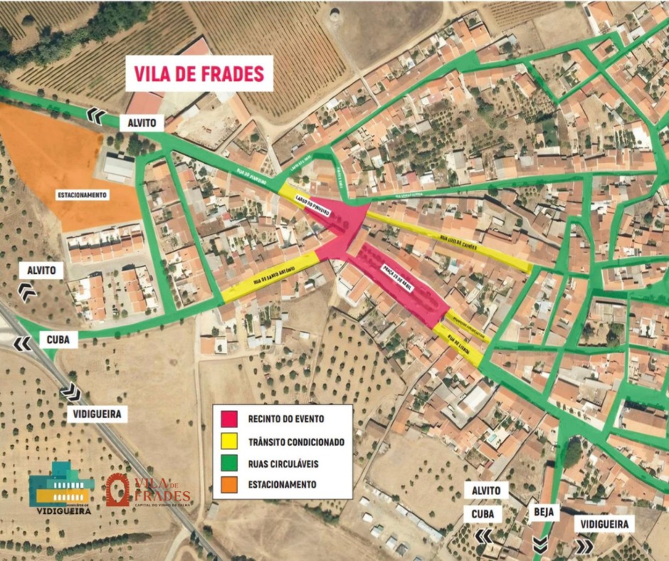 Trânsito Condicionado: Praça 25 de Abril e Zona Circundante