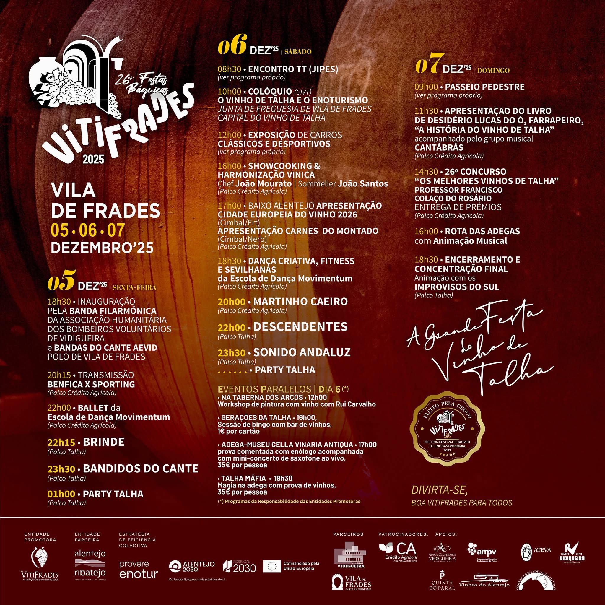VITIFRADES 2025 – A Grande Festa do Vinho de Talha!