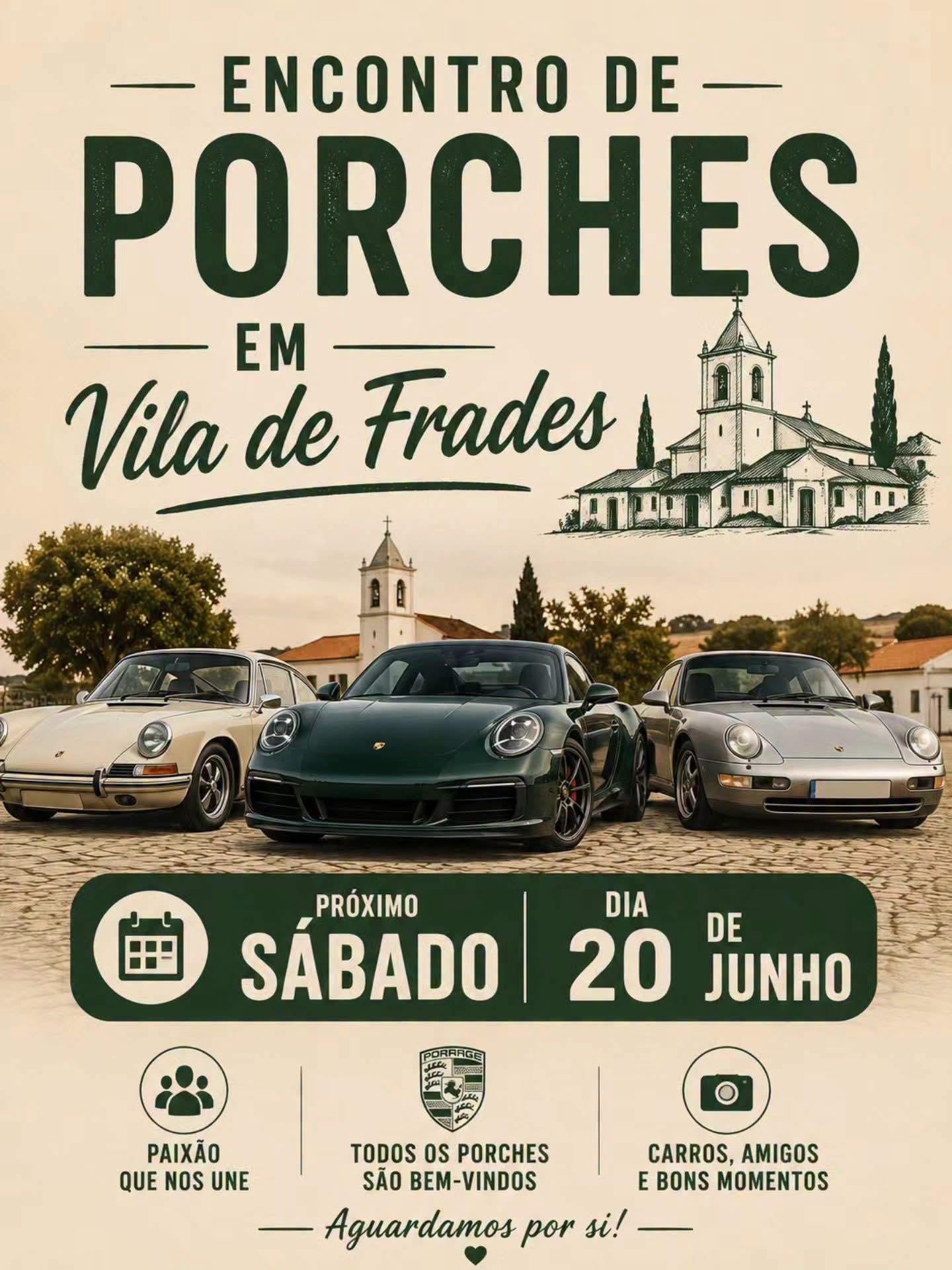 Apoio à Divulgação: Encontro de Porsches em Vila de Frades