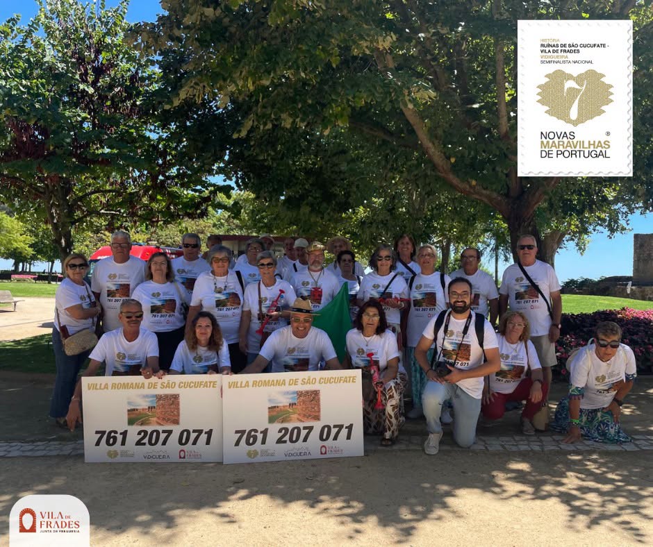 Junta de Freguesia de Vila de Frades Congratula-se Pela Passagem de São Cucufate à Semi-Final Nacional das "7 Novas Maravilhas de Portugal"