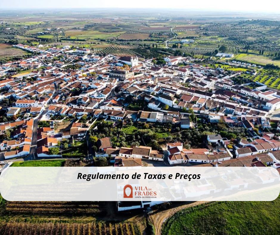 Regulamento de Taxas e Preços da Freguesia