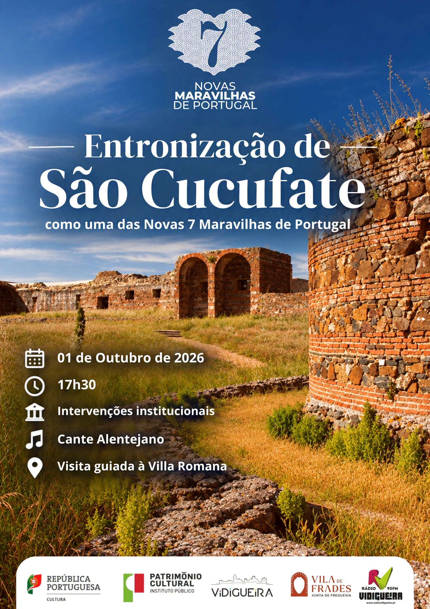 São Cucufate - Uma das 7 Novas Maravilhas de Portugal